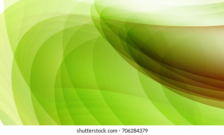 Abstract Green and Brown gradient curve background