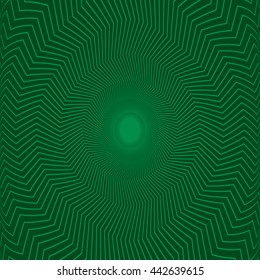 Abstract green burst vector illustration.
