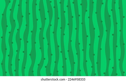 abstract green cactus flat texture background