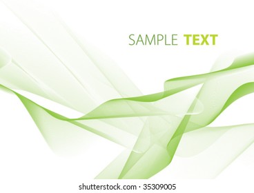 Abstract green card