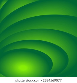 Abstract green circle background design vector