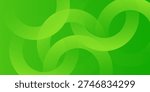 Abstract green circle background trendy. Fluid shapes composition. vector design concept. Decorative web layout simple modern good art natural