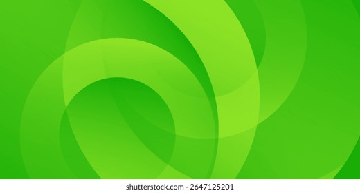 Abstract green circle background trendy. Fluid shapes composition. vector design concept. Decorative web layout simple modern good art natural