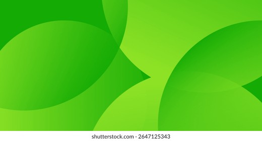 Abstract green circle background trendy. Fluid shapes composition. vector design concept. Decorative web layout 