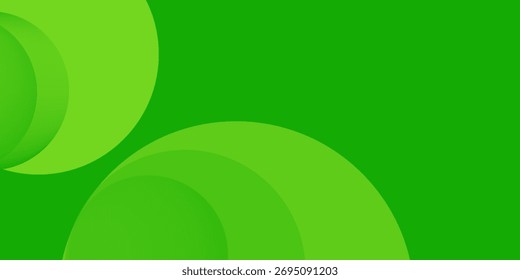 Abstract green circle background trendy. Fluid shapes composition. vector design concept. 