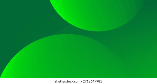Fundo de círculo verde abstrato moderno. Composição de formas fluidas. conceito de design vetorial. Layout web decorativo simples moderna boa arte natural