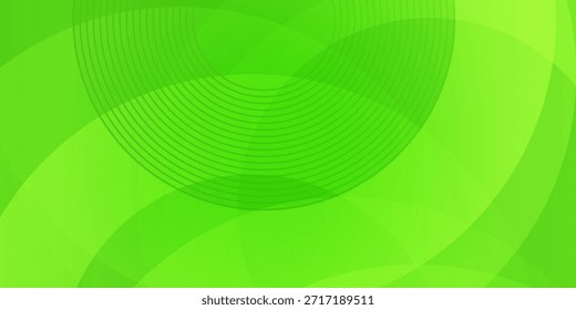 Fundo de círculo verde abstrato moderno., eps10