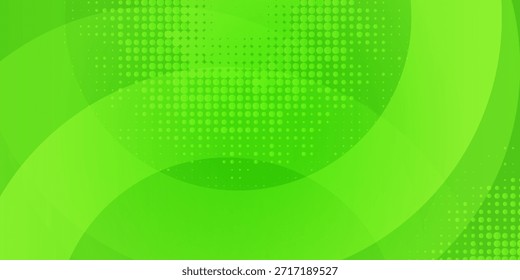 Fundo de círculo verde abstrato moderno., eps10