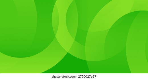 Abstract green circle background trendy. Fluid shapes composition. vector