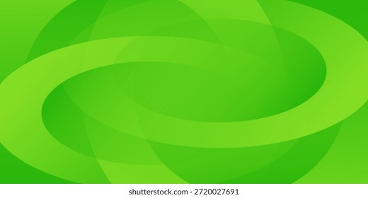 Abstract green circle background trendy. Fluid shapes composition. vector buciness light art