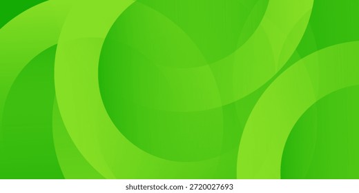 Abstract green circle background trendy. Fluid shapes composition. vector buciness light art good