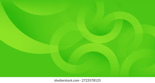 Abstractas fondo de círculo verde de moda. Composición de Formas fluidas. luz de flujo