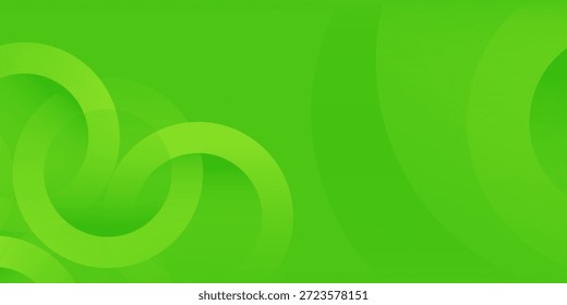 Abstract green circle background trendy. Fluid shapes composition. flow