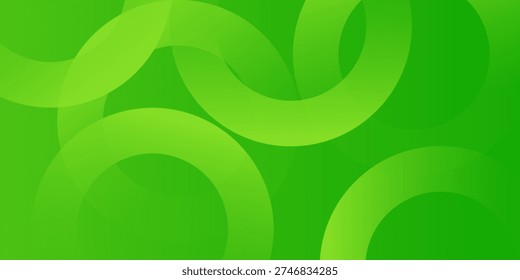 Abstract green circle background trendy. Fluid shapes composition. vector design concept. Decorative web layout simple modern good art natural