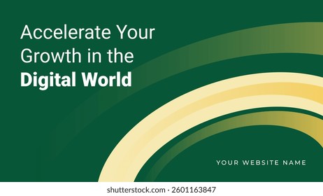 abstract green with circle gradient background design