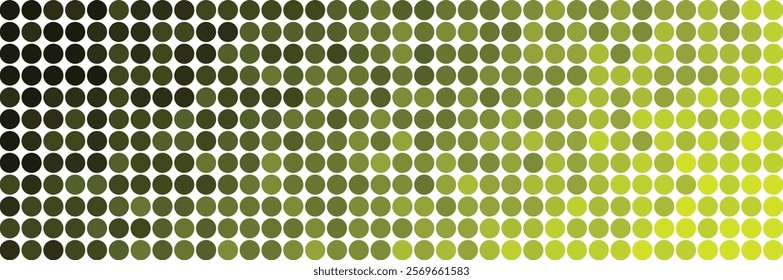 Abstract Green Circle Gradient Pattern
