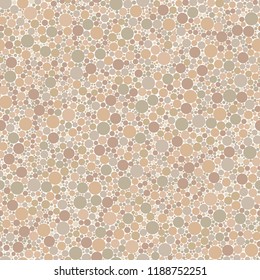 Abstract green circles seamless pattern background.  Decorative wallpaper, good for printing. 