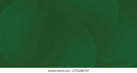 Fondo circular verde Abstractas con orbes superpuestos para diseño y marca
