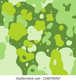 Fondo de color verde abstracto. Para fondo, fondo de pantalla, fondo de fondo. Inspirado por hojas manchadas. Ilustración vectorial.