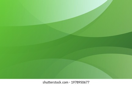 Abstract green color background. Dynamic shapes composition. Eps10 vector