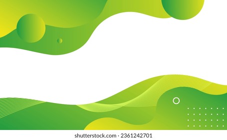 Abstract green color background. Dynamic shapes composition. Fit for presentation design. website, basis for banners, wallpapers