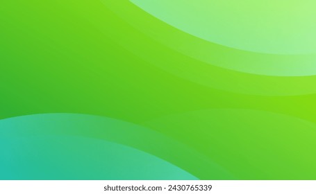 Abstract green color background. Dynamic shapes composition. Creative illustration for poster, web, landing, cover, greeting, EPS 10