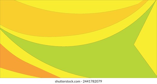 Abstract green color background. Dynamic shapes composition. Eps10 vector