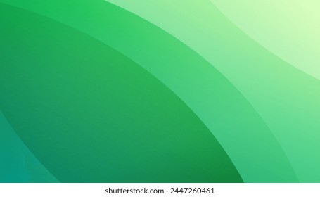 Abstract green color background. Dynamic shapes composition. Modern concept for graphic design, background, poster, Vector illustration

