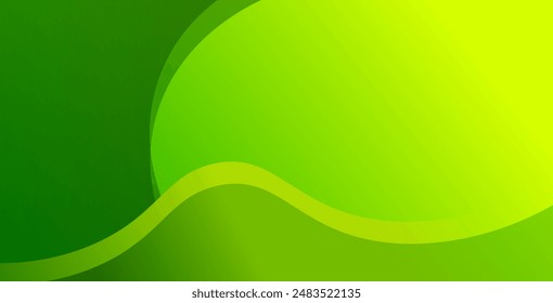 Abstrakter grüner Hintergrund. Dynamische Formen. EPS10-Vektorgrafik