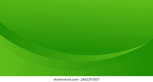 Fundo de cor verde abstrato. Composição em formas fluidas. Vetor Eps10