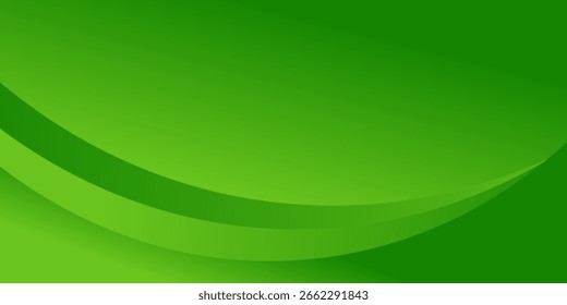 Abstract green color background. Fluid shapes composition. Eps10 vector