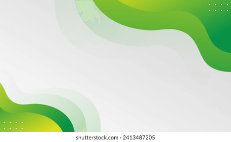 Abstract green color background.  Trendy gradient shapes composition. It is suitable for posters, flyers, websites, covers, banners, advertising