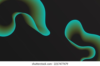 Abstract green color background vector illustration.