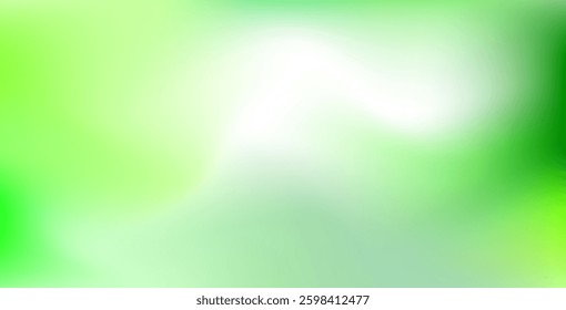Abstract green color blurred gradient background with a soft and smooth transition. Light green gradient backdrop, perfect for modern designs.