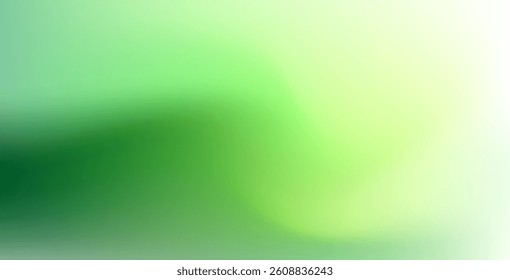 Abstract green color blurred gradient background with a soft and smooth transition. Light green gradient backdrop, perfect for modern designs.