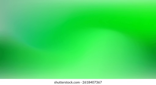 Abstract green color blurred gradient background with a soft and smooth transition. Light green gradient backdrop, perfect for modern designs.