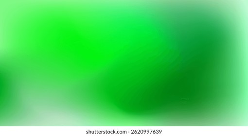 Abstract green color blurred gradient background with a soft and smooth transition. Light green gradient backdrop, perfect for modern designs.