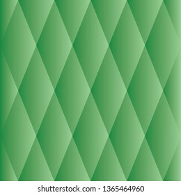 Abstract green color diamond shapes background, vector illustration
