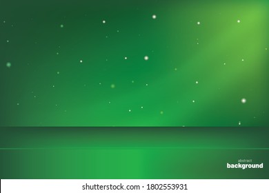 abstract green color gradient background or wallpaper, with copy space for display, and banner for website, vector eps.