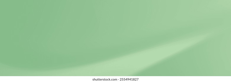 Abstract green color gradient studio background vector illustration