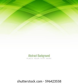 Abstract green color modern background design