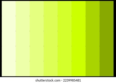 Abstract green color palette from the lightest to the darkest