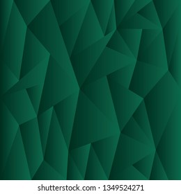 Abstract green color pattern of geometric shapes, Geometric square background, vector