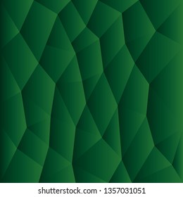 Abstract green color pattern of geometric shapes, Geometric triangular background, vector