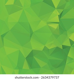 Abstrato Cor Verde Polígono Plano de Fundo Design, Abstrato Estilo Origami Geométrico Com Gradiente
