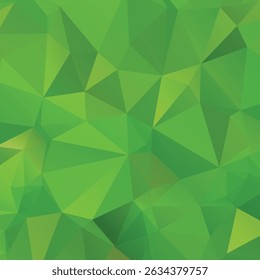 Diseño de fondo Abstractas del polígono del color verde, estilo geométrico Abstractas del origami con el gradiente