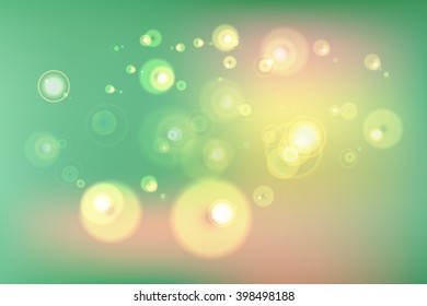 Abstract green colored background. Vector.For design, presentations, wallpapers.