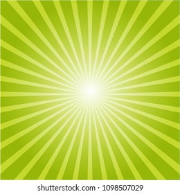 abstract green colorful ray burst background.vector pattern texture
