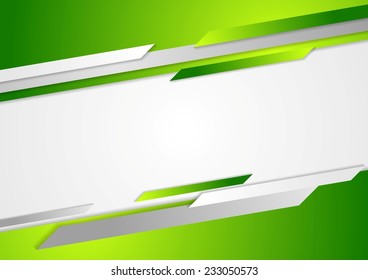 Abstract Green Corporate Background. Vector Design