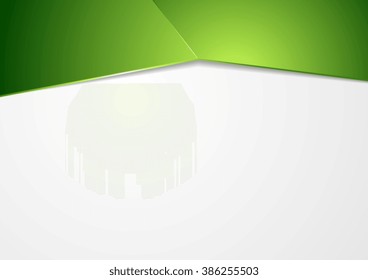 Abstract Green Corporate Vector Template Background Stock Vector ...